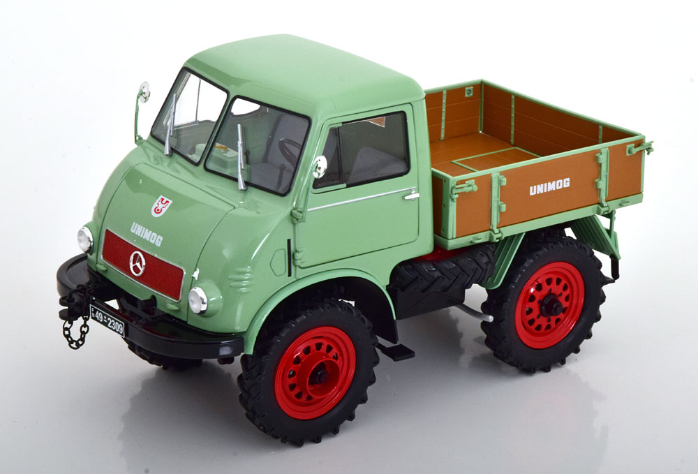 MERCEDES UNIMOG 401 LIGHTGREEN RED
