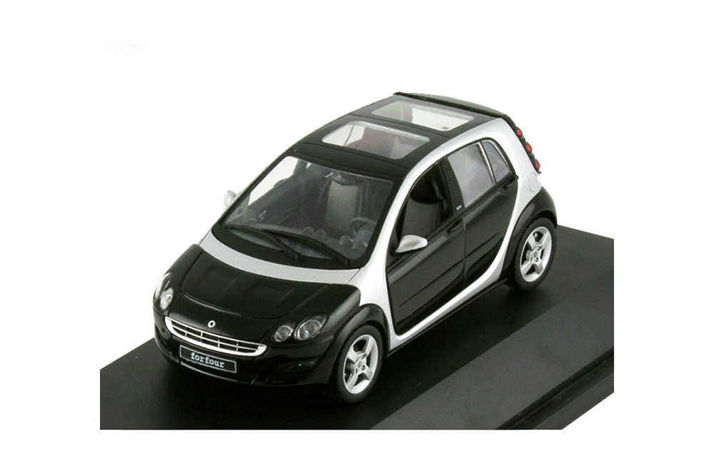 SMART FORFOUR 2004 (W454) JACK BLACK (ЧЕРНЫЙ С СЕРЕБРИСТЫМ)