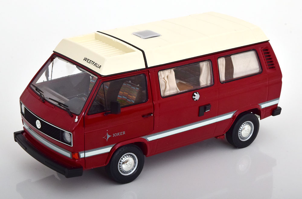 VW VOLKSWAGEN T3 WESTFALIA JOKER DARK RED/WHITE