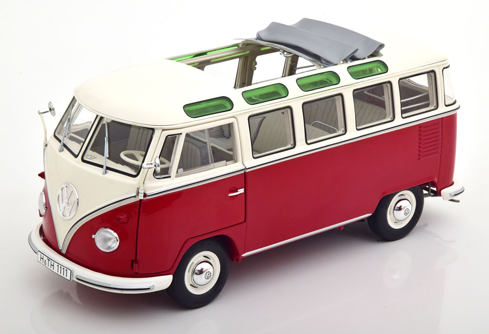 VW T1B SAMBA RED WHITE
