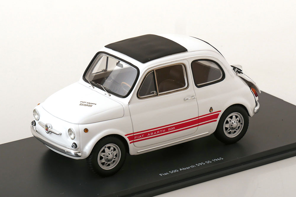 FIAT 500 ABARTH 595 SS 1965 WHITE RED