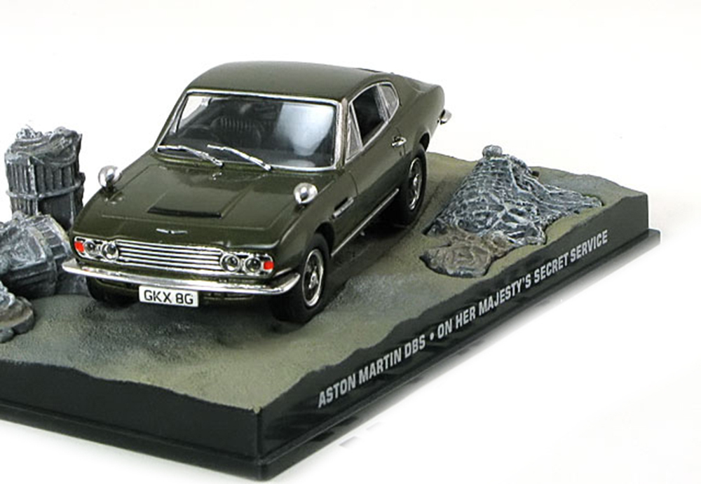 ASTON MARTIN DBS JAMES BOND ON HER MAJESTY S SECRET SERVICE DARKGREEN-METALLIC