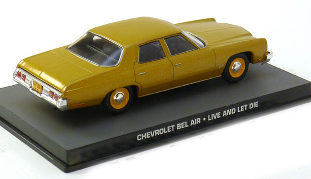 CHEVROLET BEL AIR JAMES BOND LIVE AND LET DIE GOLDMETALLIC