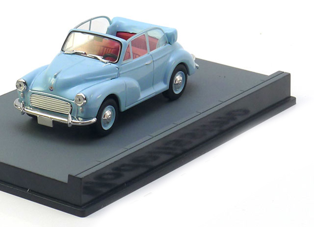 MORRIS MINOR CONVERTIBLE JAMES BOND THUNDERBALL LIGHTBLUE