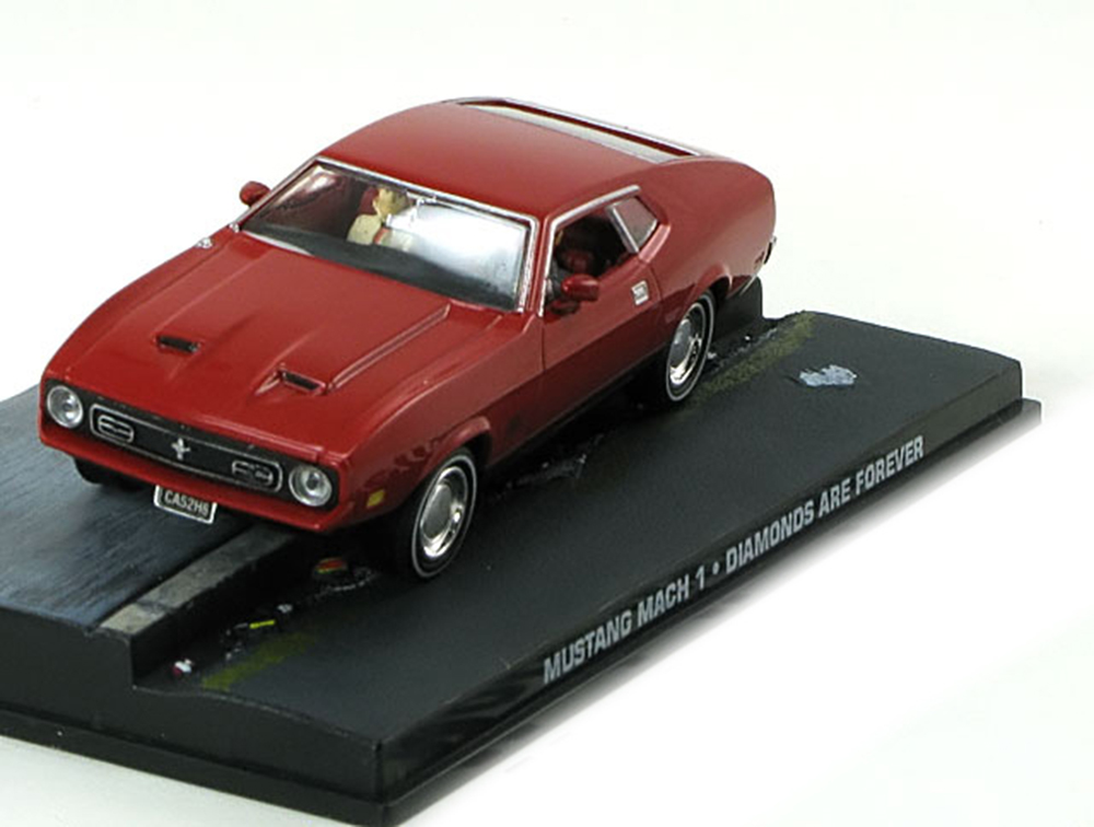 FORD MUSTANG MACH 1 JAMES BOND DIAMONDS ARE FOREVER RED