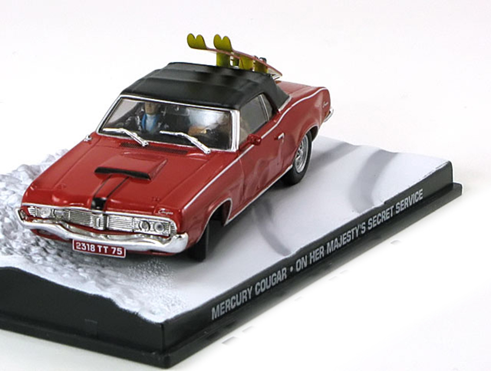 MERCURY COUGAR JAMES BOND ON HER MAJESTY S SECRET SERVICE RED