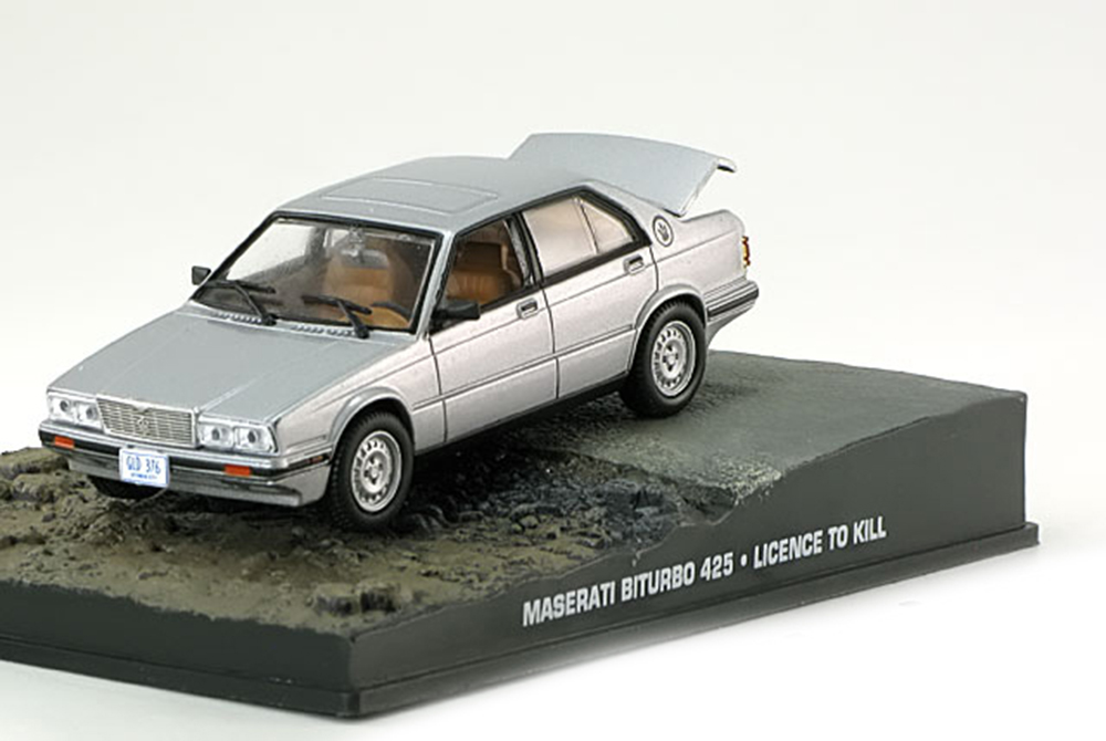 MASERATI BITURBO 425 JAMES BOND LICENCE TO KILL SILVER