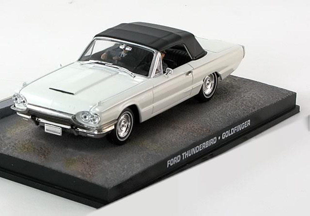 FORD THUNDERBIRD JAMES BOND GOLDFINGER WHITE