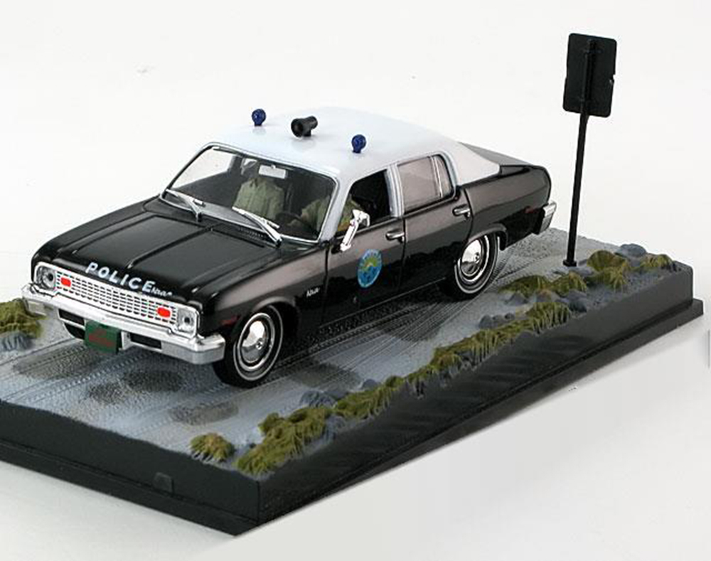 CHEVROLET NOVA POLICE JAMES BOND LIVE AND LET DIE BLACK WHITE