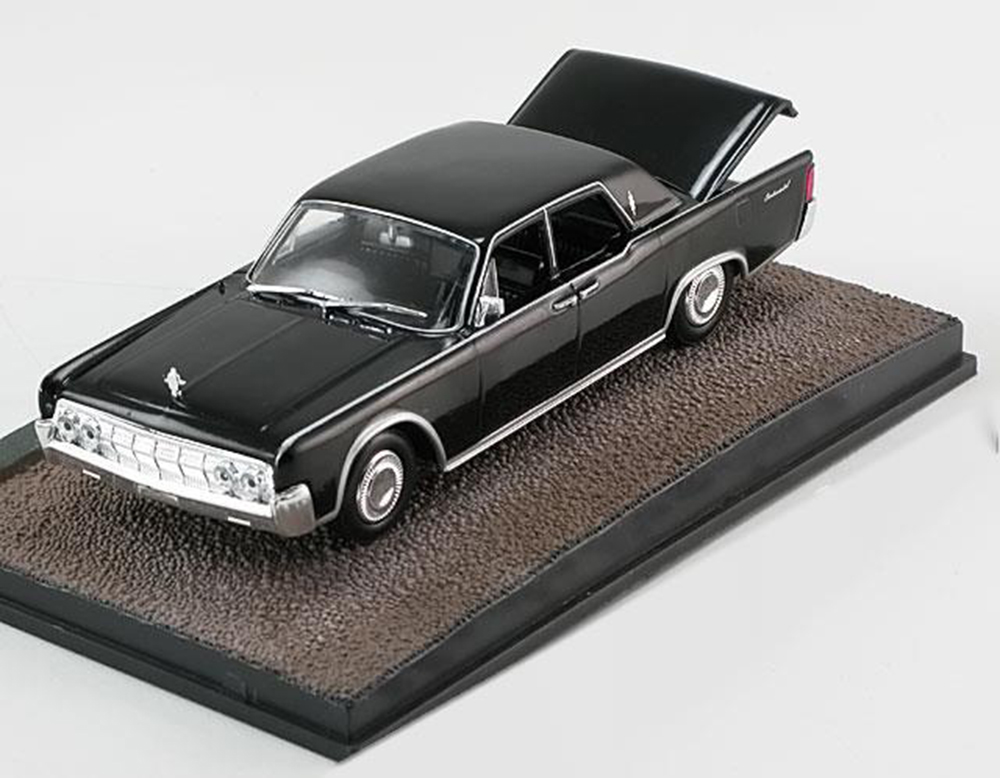 LINCOLN CONTINENTAL JAMES BOND GOLDFINGER BLACK