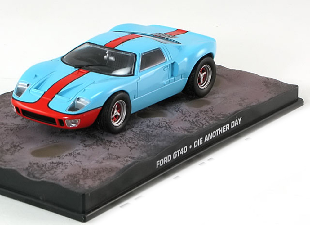 FORD GT40 JAMES BOND DIE ANOTHER DAY BLUE ORANGE