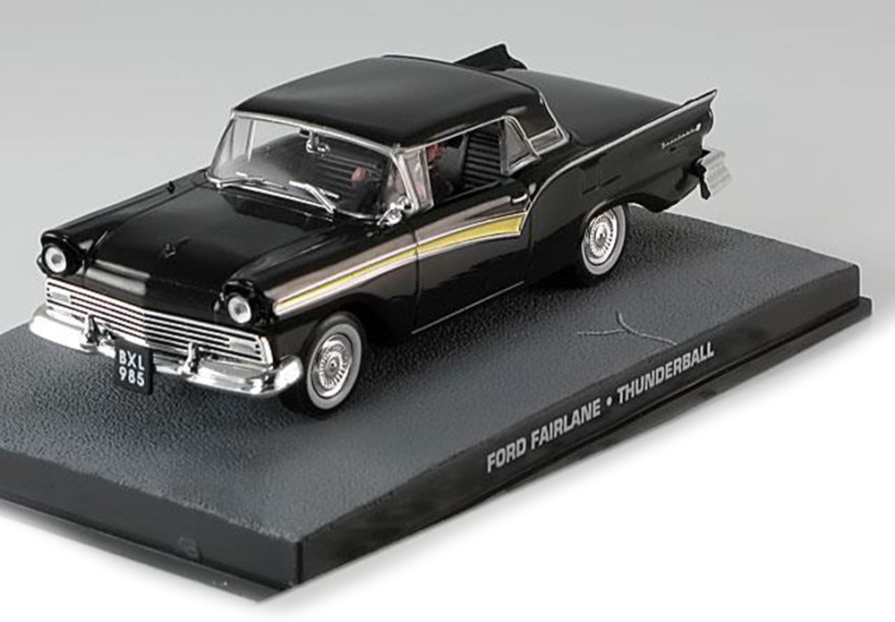 FORD FAIRLANE JAMES BOND THUNDERBALL BLACK