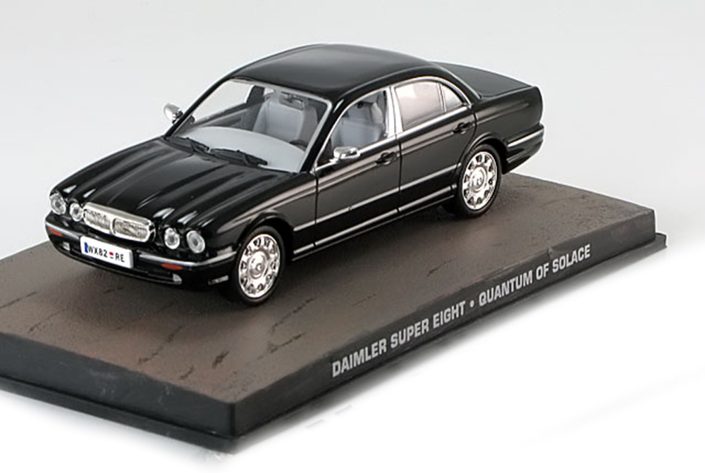 DAIMLER SUPER EIGHT JAMES BOND QUANTUM OF SOLACE BLACK