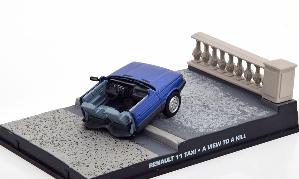 RENAULT 11 TAXI JAMES BOND A VIEW TO A KILL BLUEMETALLIC