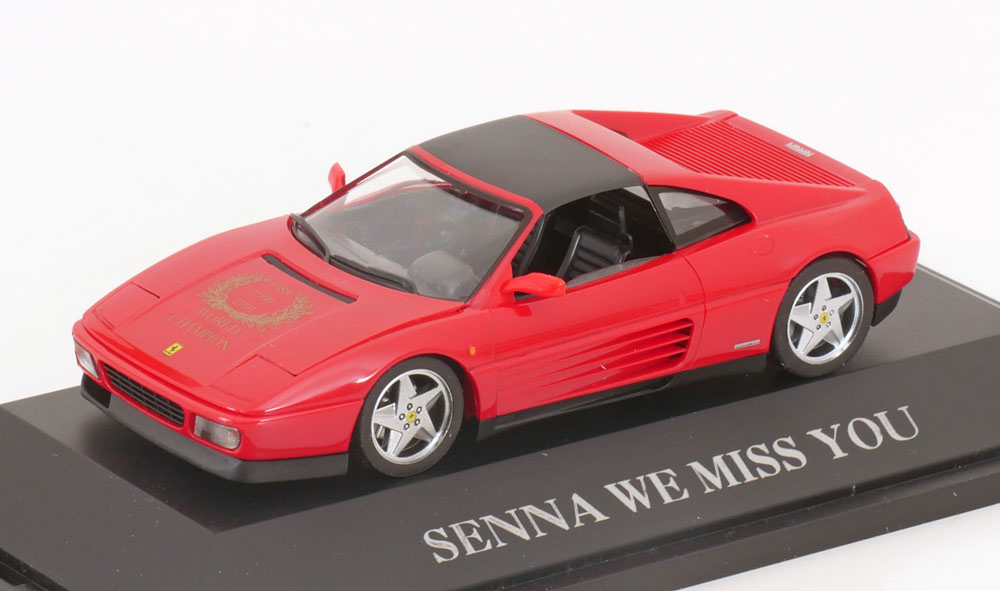 FERRARI 348 TS SENNA WE MISS YOU, RED