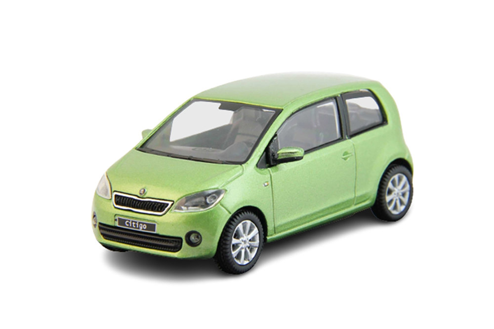 SKODA CITIGO 3D 2012 SPRING GREEN METALLIC / SKODA CITIGO 3D 2012 ВЕСЕННИЙ ЗЕЛЕНЫЙ МЕТАЛЛИК