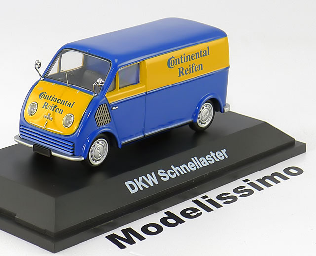 DKW SCHNELLASTER CONTINENTAL TYRES BLUE YELLOW