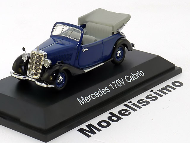 MERCEDES 170V CONVERTIBLE 1939 DARKBLUE BLACK