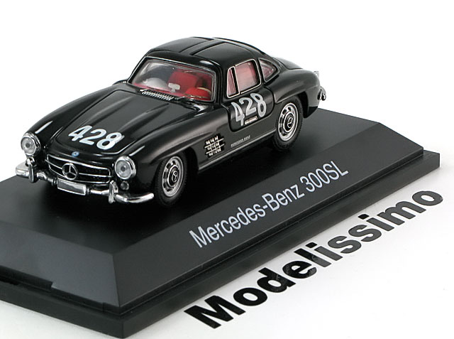MERCEDES 300 SL NO 428 MILLE MIGLIA 1955 BLACK