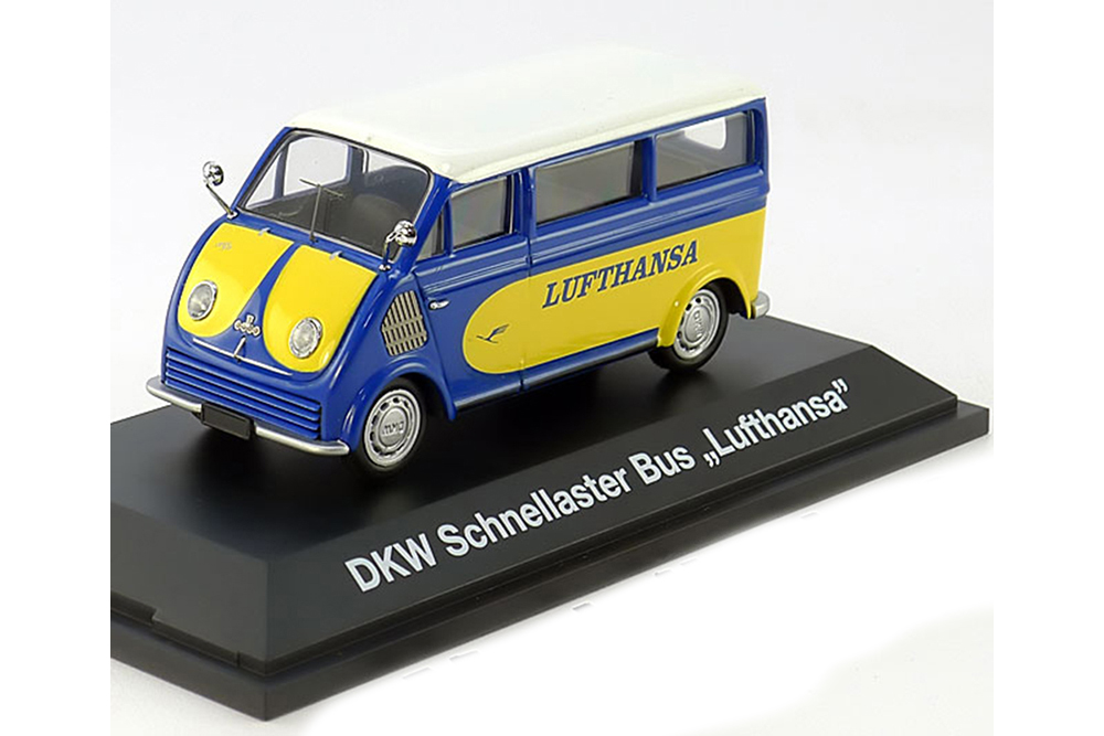 DKW SCHNELLASTER LUFTHANSA BLUE YELLOW WHITE