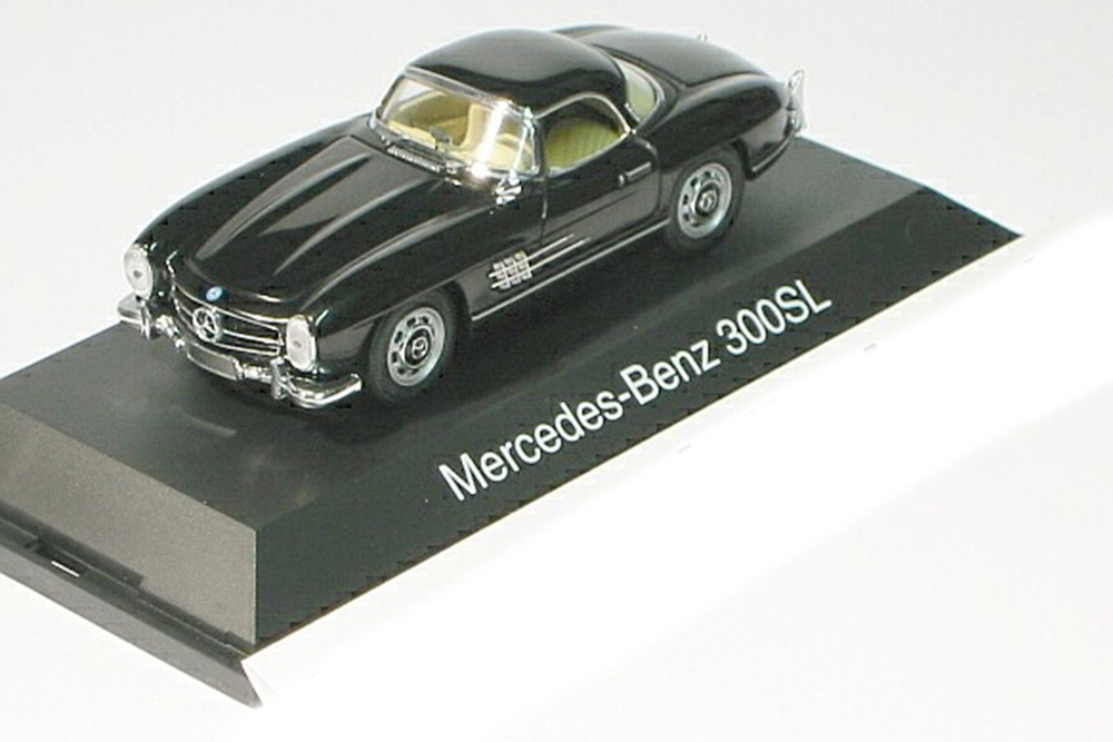 MERCEDES 300 SL ROADSTER WITH HARDTOP BLACK