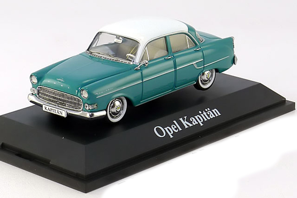OPEL KAPITÄN 1956 TURQUOISE WHITE
