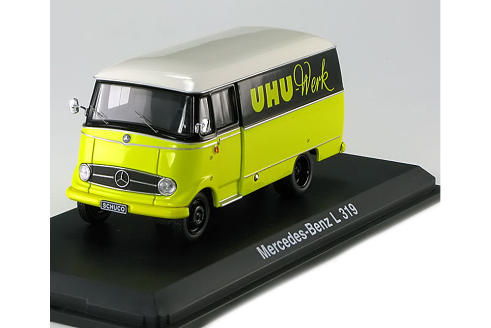 MERCEDES L 319 KASTEN UHU BLACK YELLOW