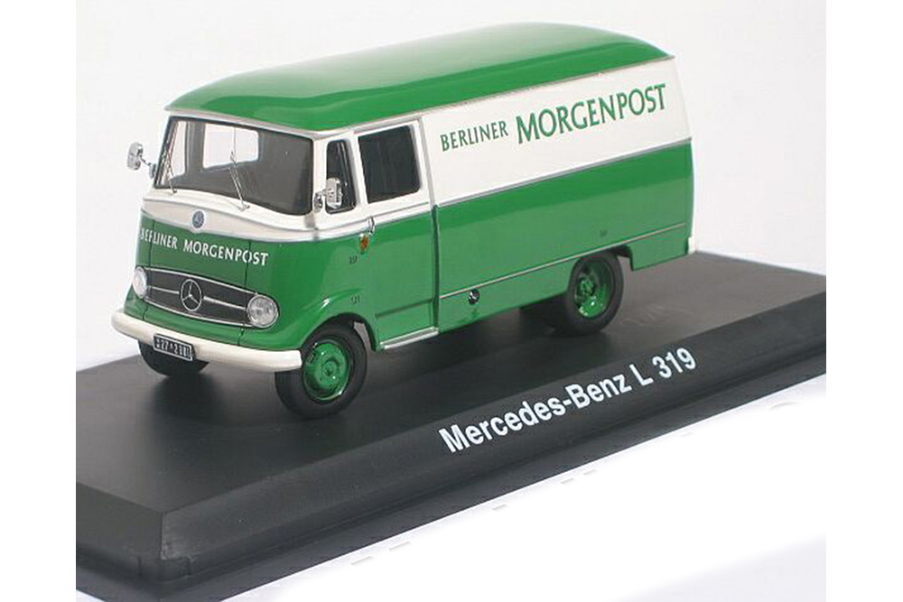 MERCEDES L319 BERLINER MORGENPOST GREEN WHITE