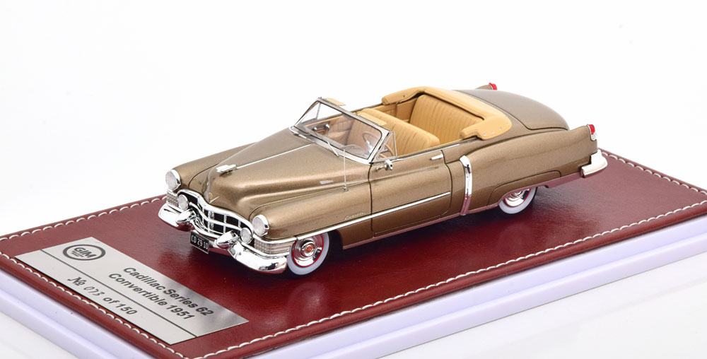 CADILLAC SERIE 62 2-DOOR CONVERTIBLE 1951 LIGHT GOLD METALLIC