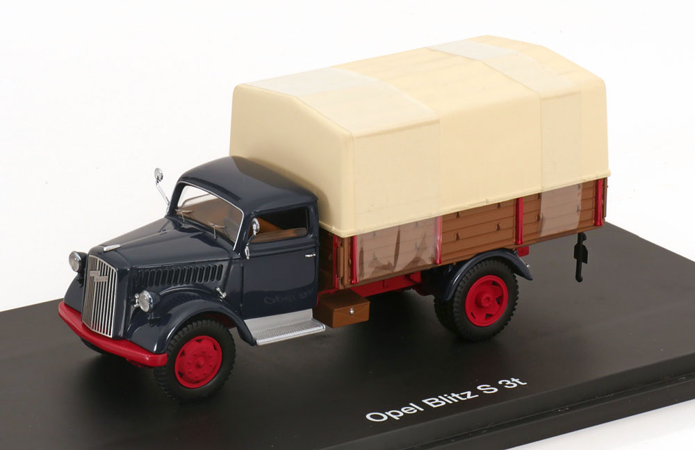 OPEL BLITZ S 3T CANVAS TOP DARKBLUE BROWN