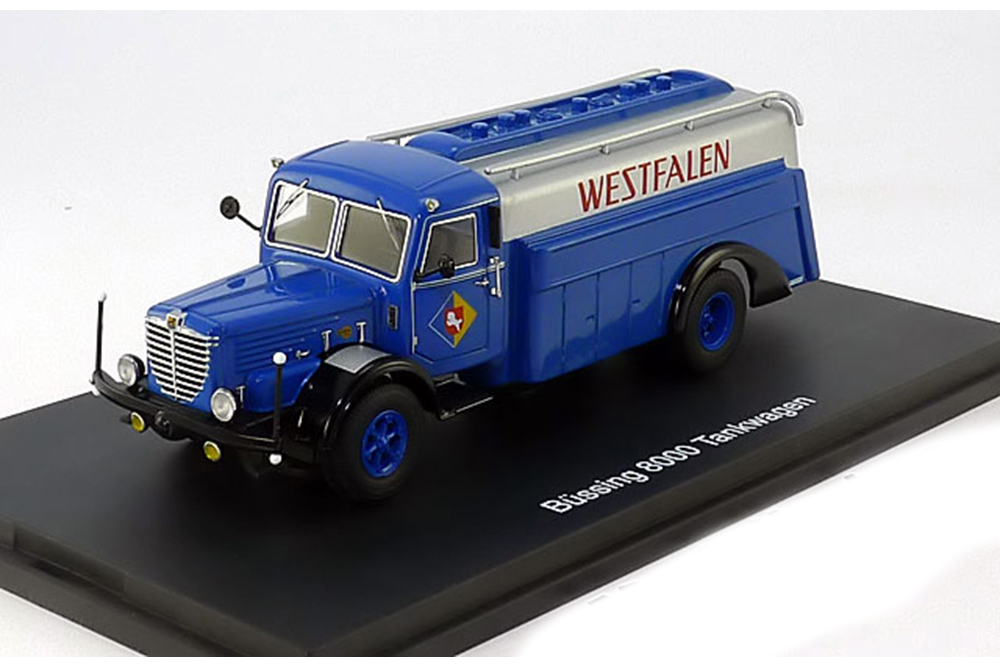 BUSSING 8000 FUEL TRUCK BLUE SILVER