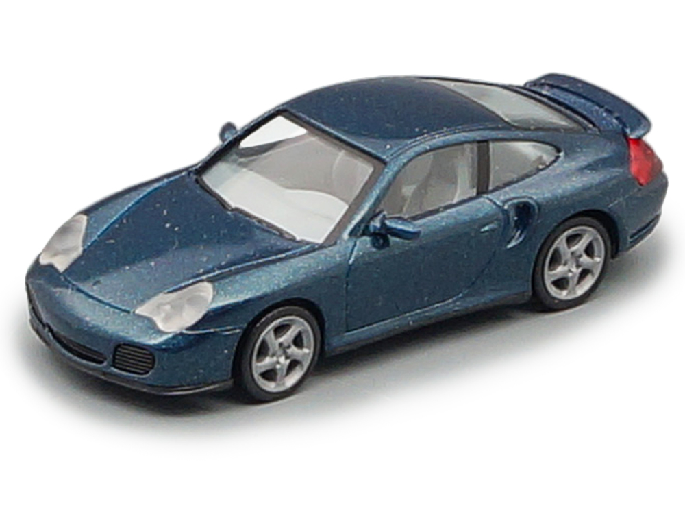 PORSCHE 911 (996) TURBO, OCEANBLUE METALLIC (ДЛИНА МОДЕЛИ 3-5 СМ)