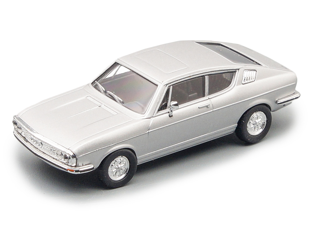AUDI 100 (C1) COUPE S, SILVER METALLIC (ДЛИНА МОДЕЛИ 3-5 СМ)
