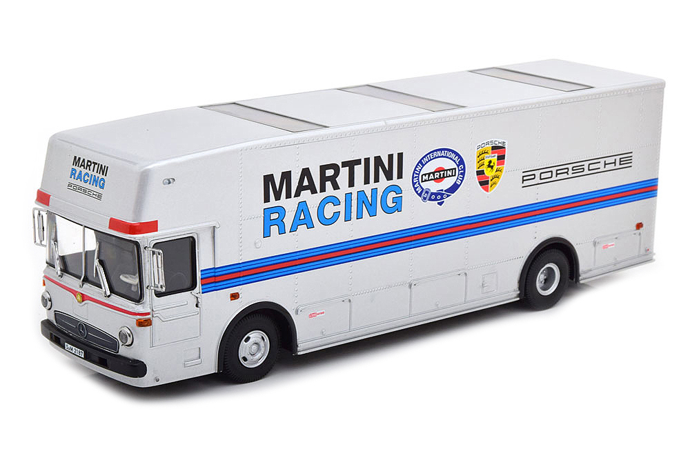 MERCEDES O317 PORSCHE RACE TRANSPORTER / МЕРСЕДЕС О317 ПЕРЕВОЗЧИК ДЛЯ КОМАНДЫ ПОРШЕ (СПОНСОР МАРТИНИ)