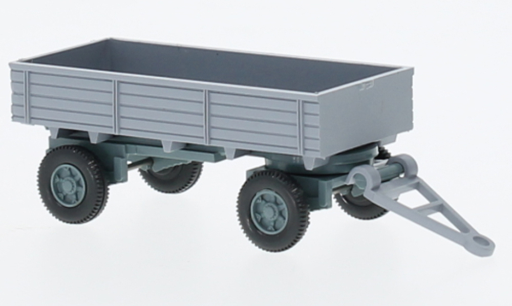 TRUCK TRAILER /ГРУЗОВОЙ ПРИЦЕП 1956, GREY (ДЛИНА МОДЕЛИ 3-5 СМ)