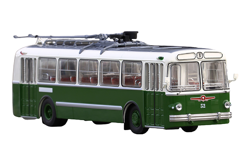 ZIU-5 TROLLEY (USSR RUSSIA) 1960 GREEN/WHITE | ЗИУ-5 ГОРОДСКОЙ