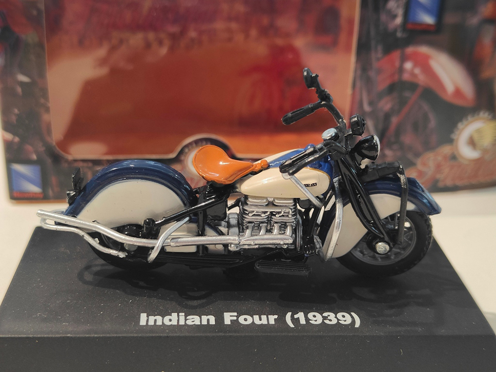 INDIAN FOUR 1939 BLUE/BEIGE (ДЛИНА 6 СМ)