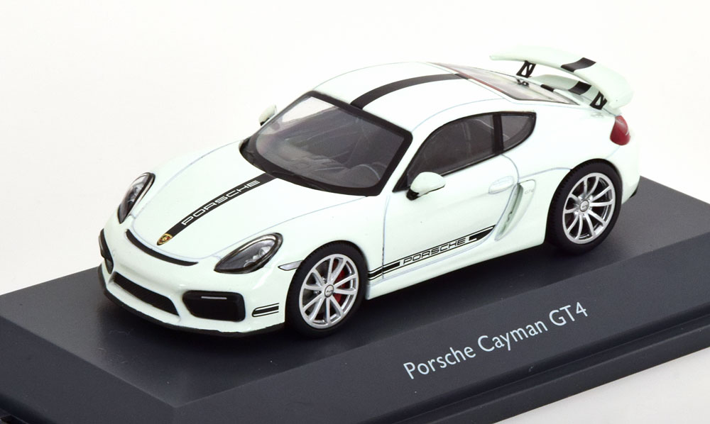 PORSCHE CAYMAN GT4 WHITE BLACK
