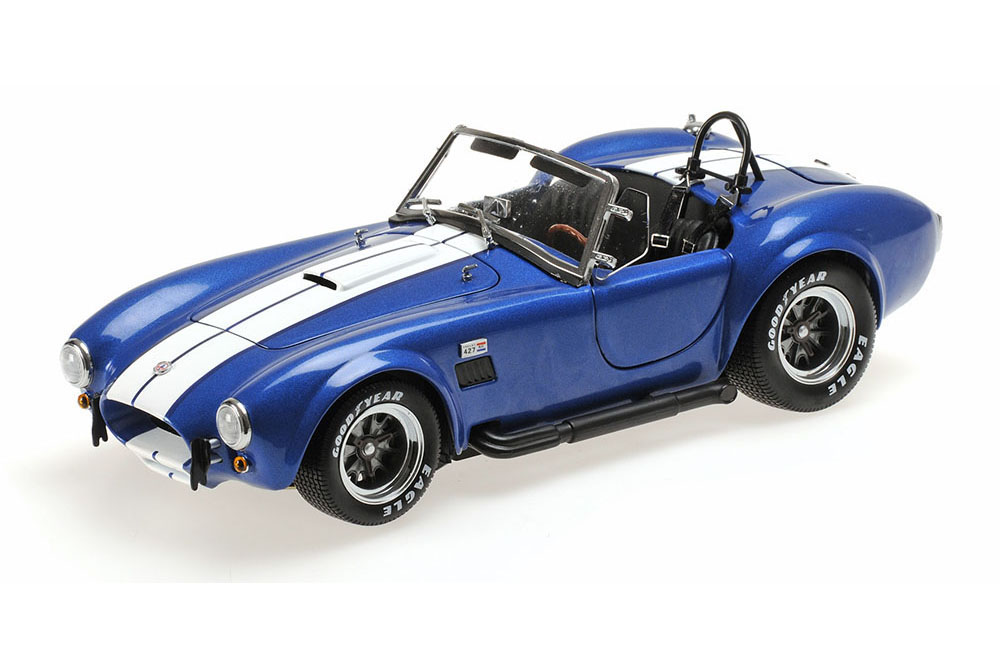 SHELBY COBRA 427 S/C RACING BLUE METALLIC WHITE
