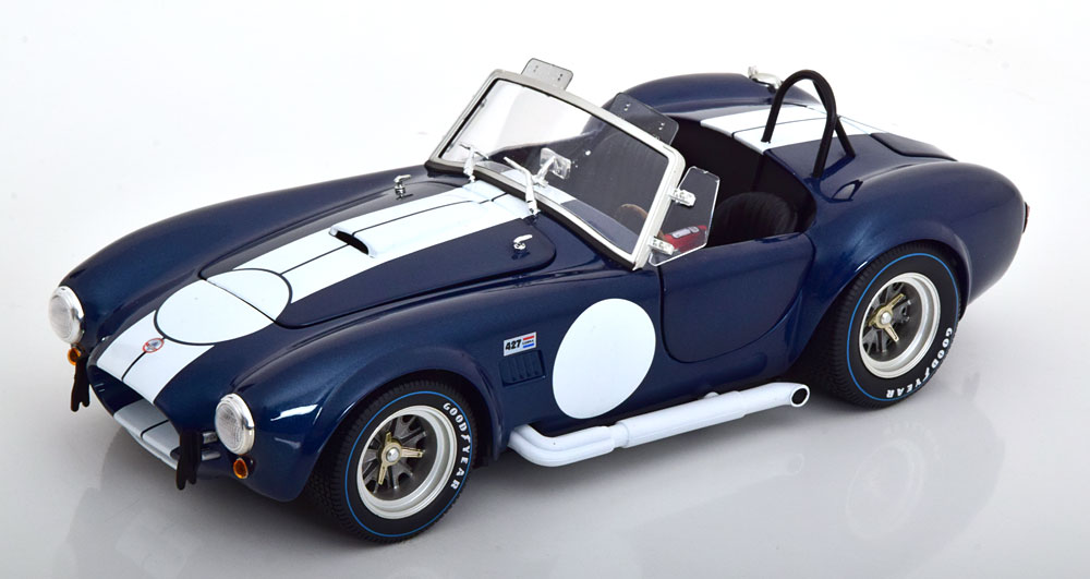 SHELBY COBRA 427 S/C ROADSTER 1962 DARKBLUE-METALLIC WHITE