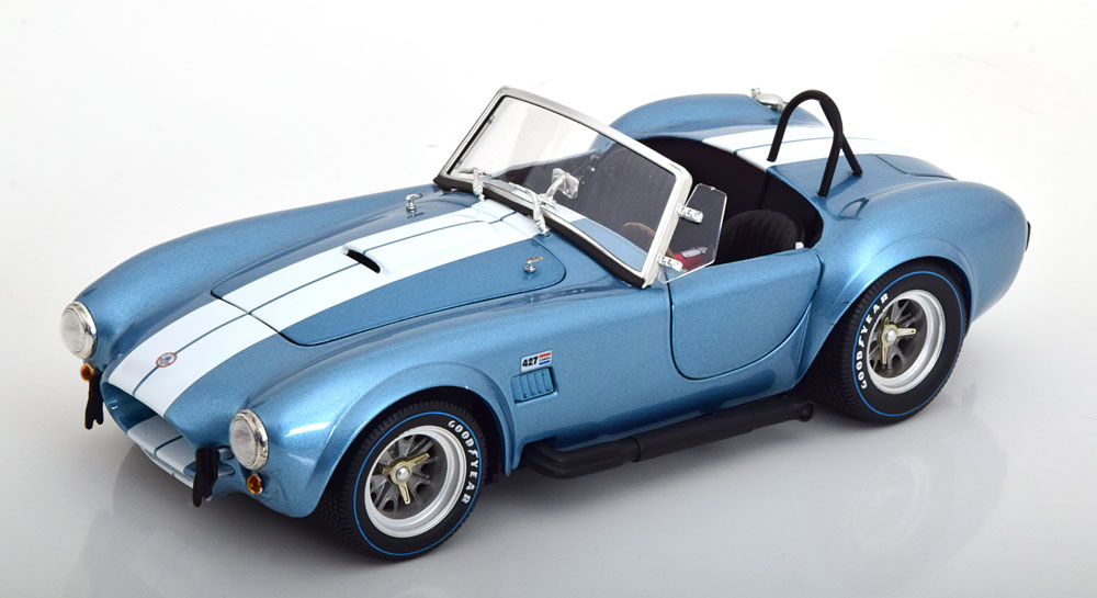 SHELBY COBRA 427 S/C ROADSTER 1962 LIGHTBLUE-METALLIC WHITE