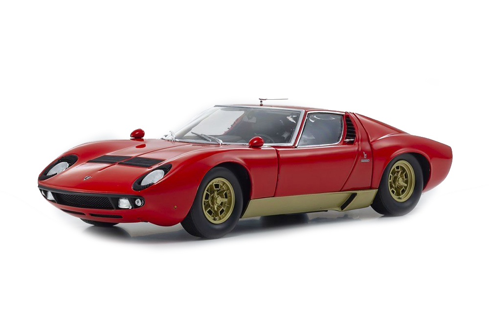 LAMBORGHINI MIURA P400S 1966 RED/GOLDEN