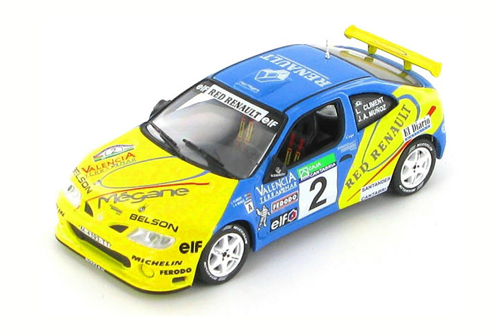RENAULT MAXI MEGANE LUIS CLIMENT JOSE ANTONIO MUNOZ RALLYE CAJA CANTABRIA 1998
