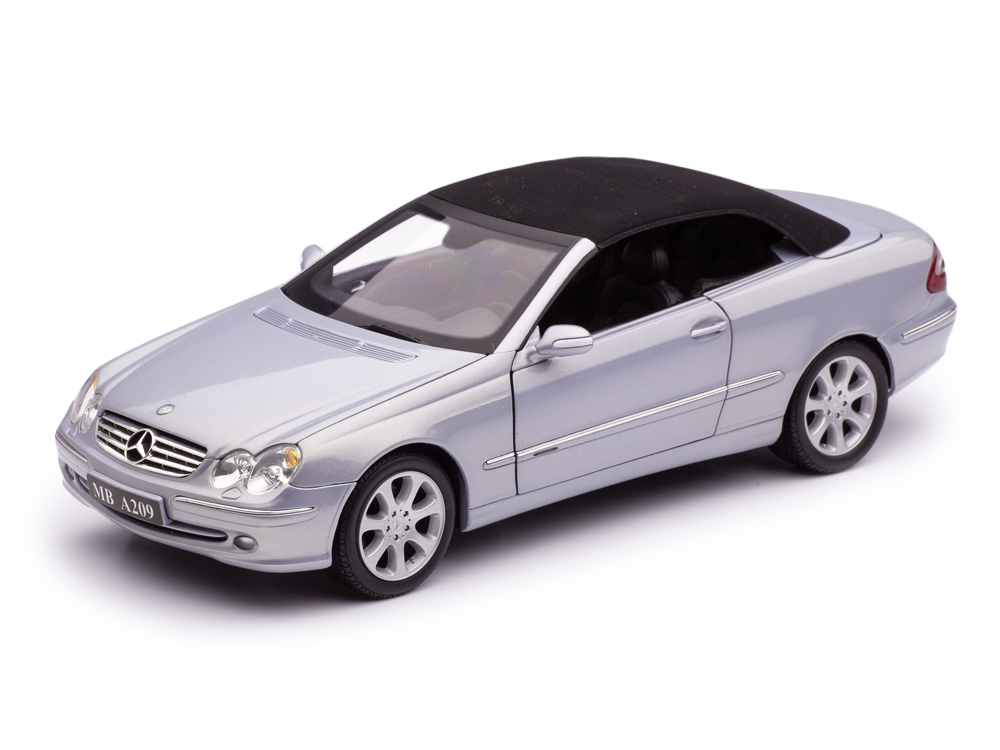 MERCEDES-BENZ CLK-CLASS КАБРИОЛЕТ A209 (W209) 2002 СЕРЕБРИСТЫЙ