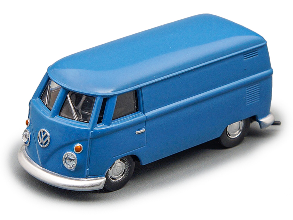 VW VOLKSWAGEN T1 VAN, BLUE (ДЛИНА МОДЕЛИ 3-5 СМ)