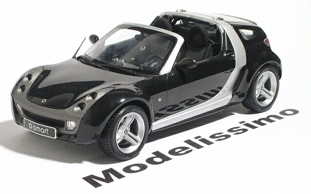 SMART ROADSTER COUPE 2003 BLACK SILVER