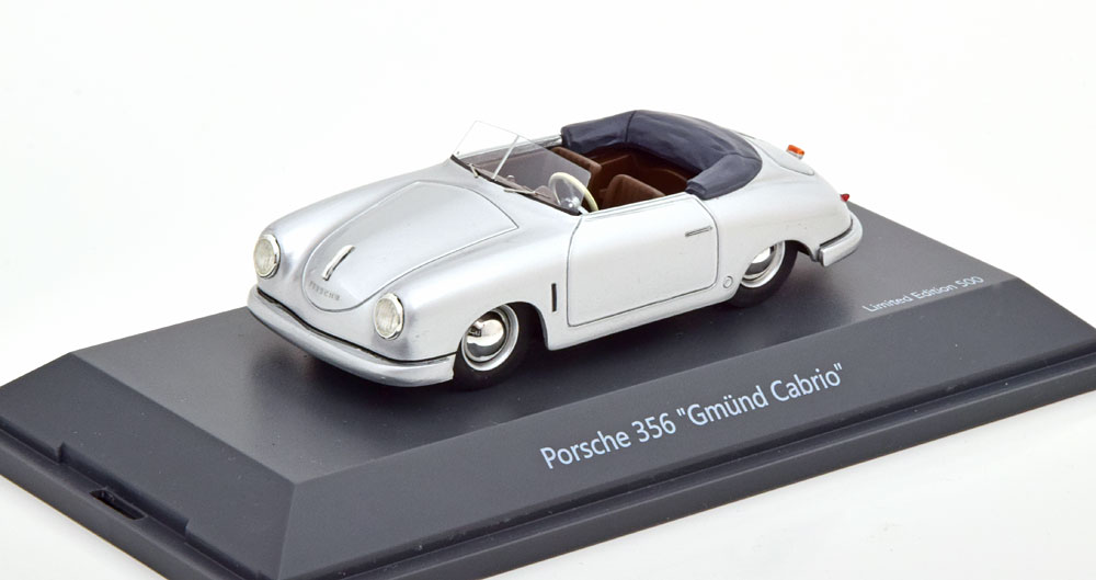 PORSCHE 356 GMÜND CONVERTIBLE SILVER