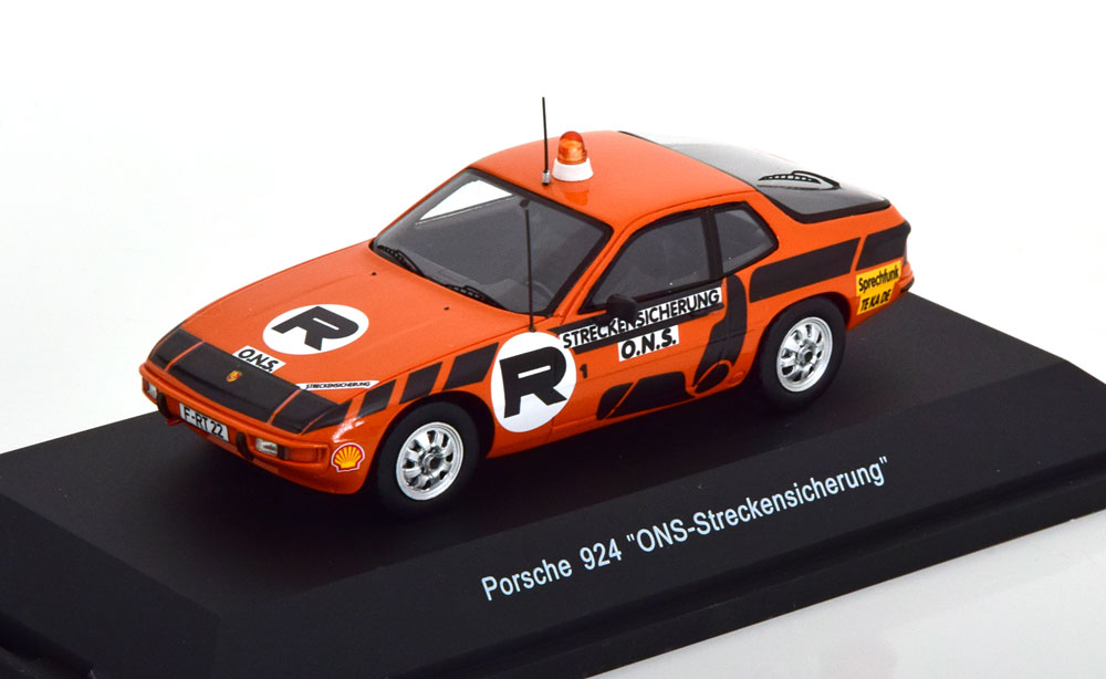 PORSCHE 924 ONS-STRECKENSICHERUNG ORANGE BLACK