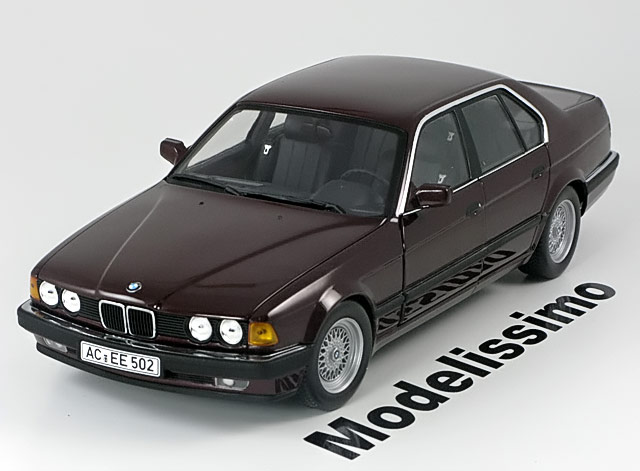 BMW 730I E32 1987 DARK RED-METALLIC