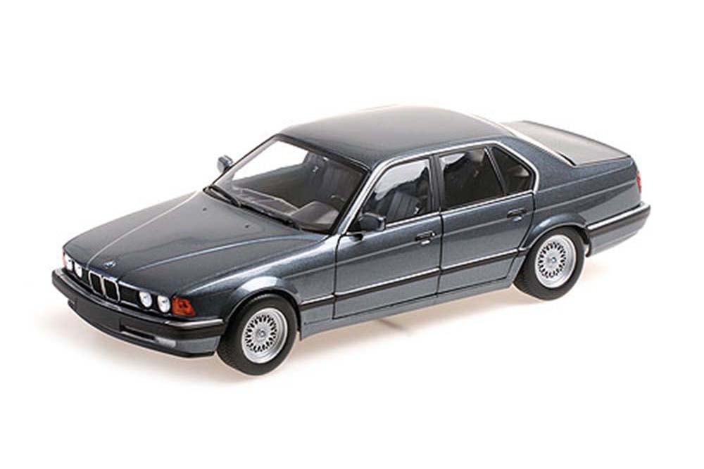 BMW E32 730I 7-SERIES 1986 GREY/BLUE METALLIC